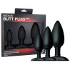Lot de 3 plugs Silicone Trio Nexus Noirs