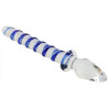 Plug en verre Double Scepter 20.2 x 3cm