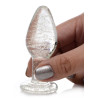 Plug en verre phosphorescent Glow S 7 x 2.8cm