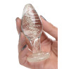 Plug en verre phosphorescent GLOW L 9.5 x 4cm