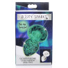 Plug phosphorescent en verre Glow M 8 x 3.4cm