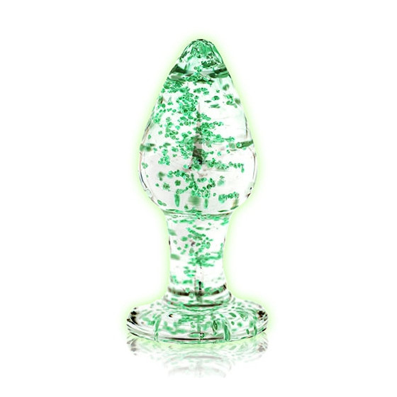 Plug en verre Phosphorescent Butt Glow S 6 x 2.7cm