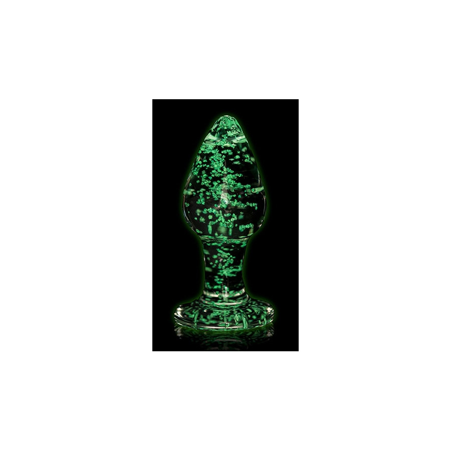 Plug en verre Phosphorescent Butt Glow S 6 x 2.7cm