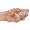 Plug en verre Phosphorescent Butt Glow S 6 x 2.7cm