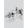 Plug en verre Crystal Jewel 9.5 x 3.5cm