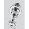 Plug en verre Brilliant Star 8 x 4.5cm