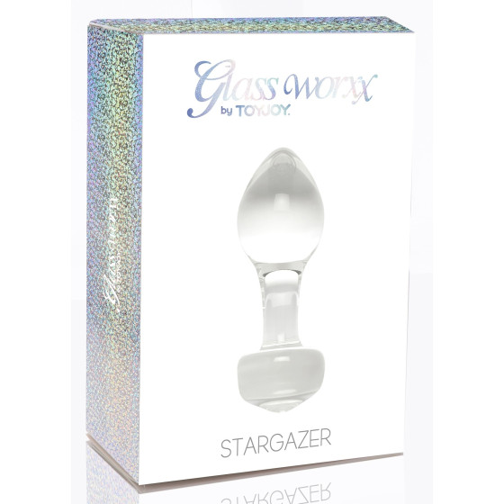 Plug en verre Stargazer 6 x 3.7cm