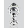 Plug en verre Brilliant Star 8 x 4.5cm