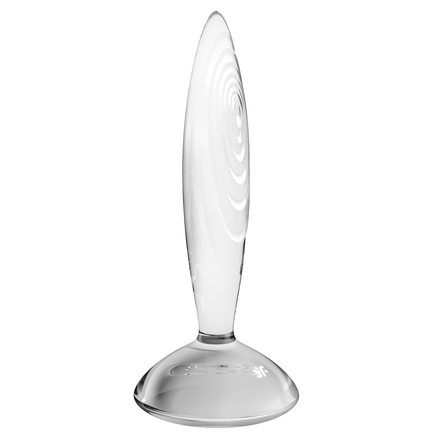 Plug en verre Sparkling Crystal 16 x 3.5cm Transparent