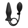 Plug gonflable Ouch en silicone noir