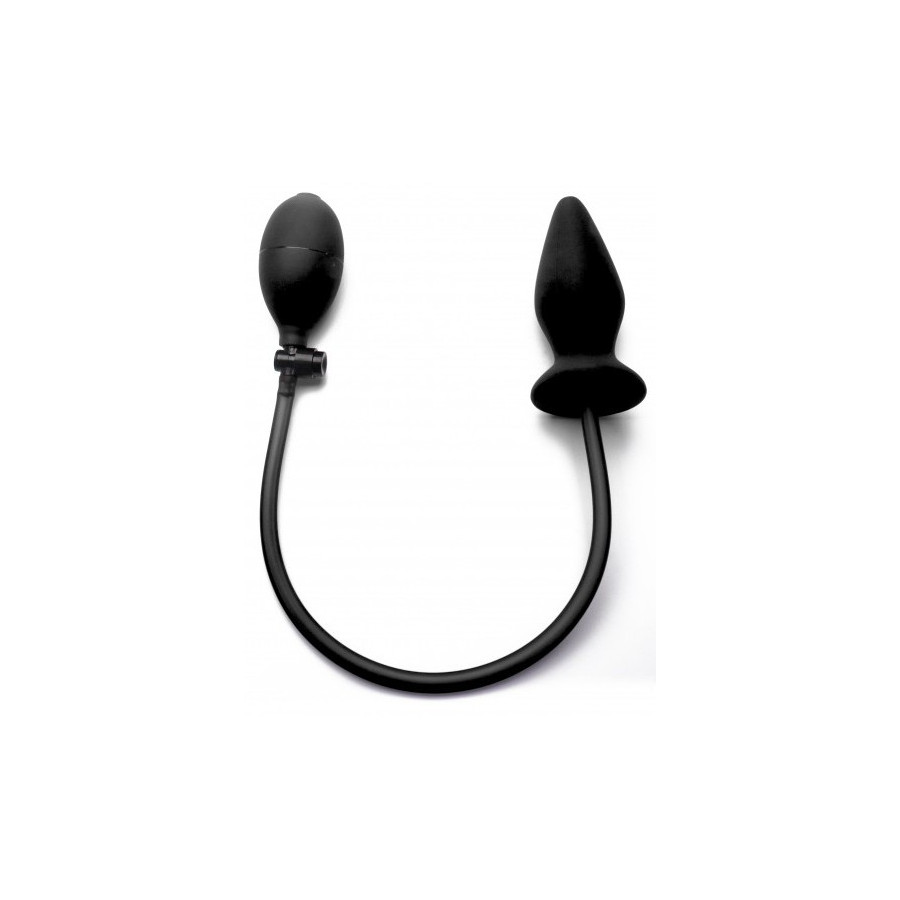 Plug gonflable Ouch en silicone noir