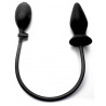 Plug gonflable Ouch en silicone noir