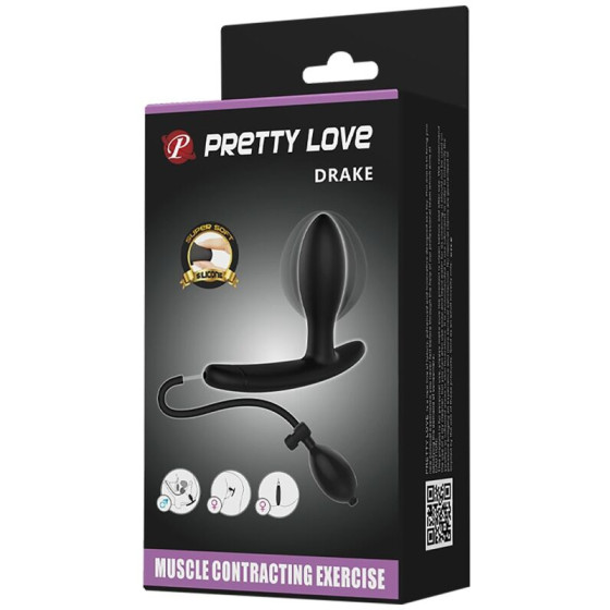 Plug gonflable en silicone Drake Pretty Love 7 x 2.5cm