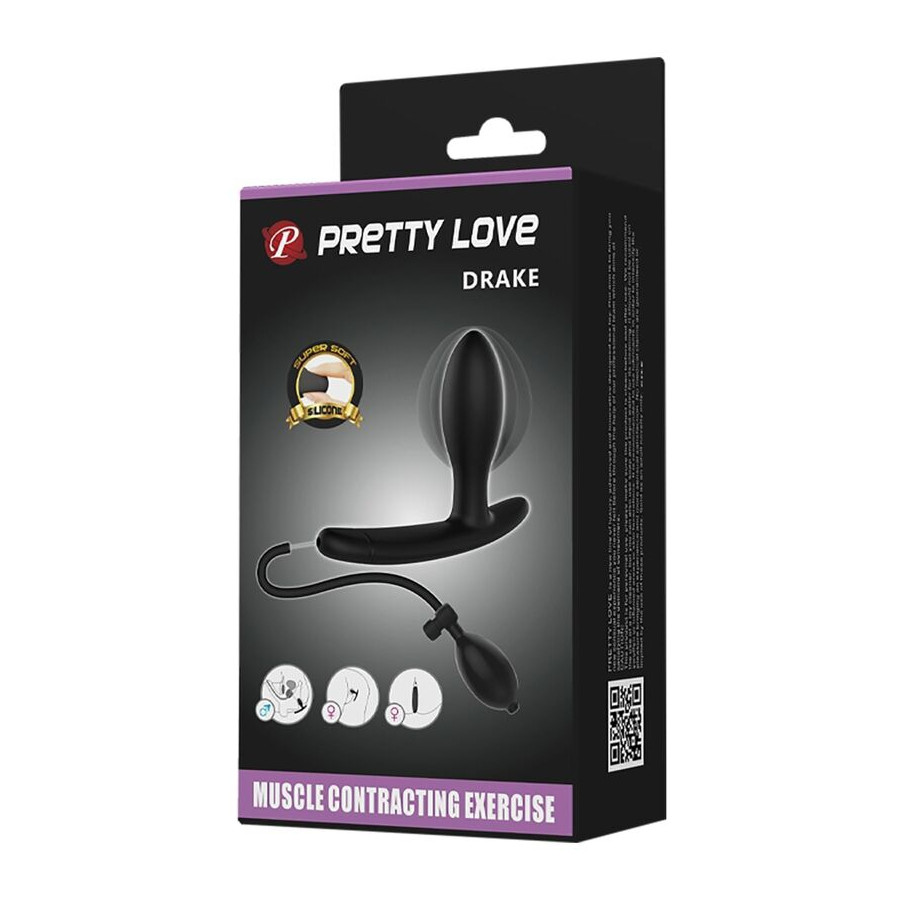 Plug gonflable en silicone Drake Pretty Love 7 x 2.5cm