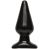 Butt Plug Smooth 12 x 6 cm Noir