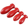 Plug Drakar Egg L 14 x 6.3cm Rouge