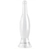 Plug transparent Bottle L 26 x 6.5cm