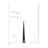 Plug long Ass Spike S 33 x 3.3cm