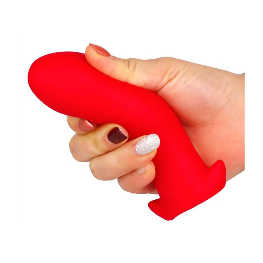 Plug silicone Saurus Egg S 10 x 4.5cm Rouge