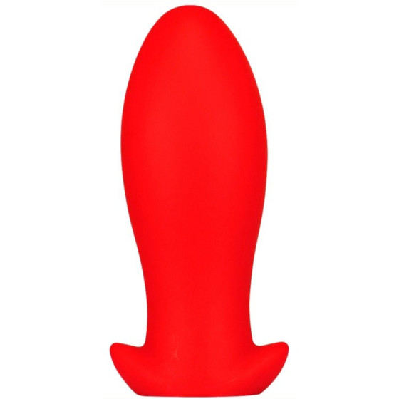 Plug silicone Saurus Egg L 14 x 6.3cm Rouge