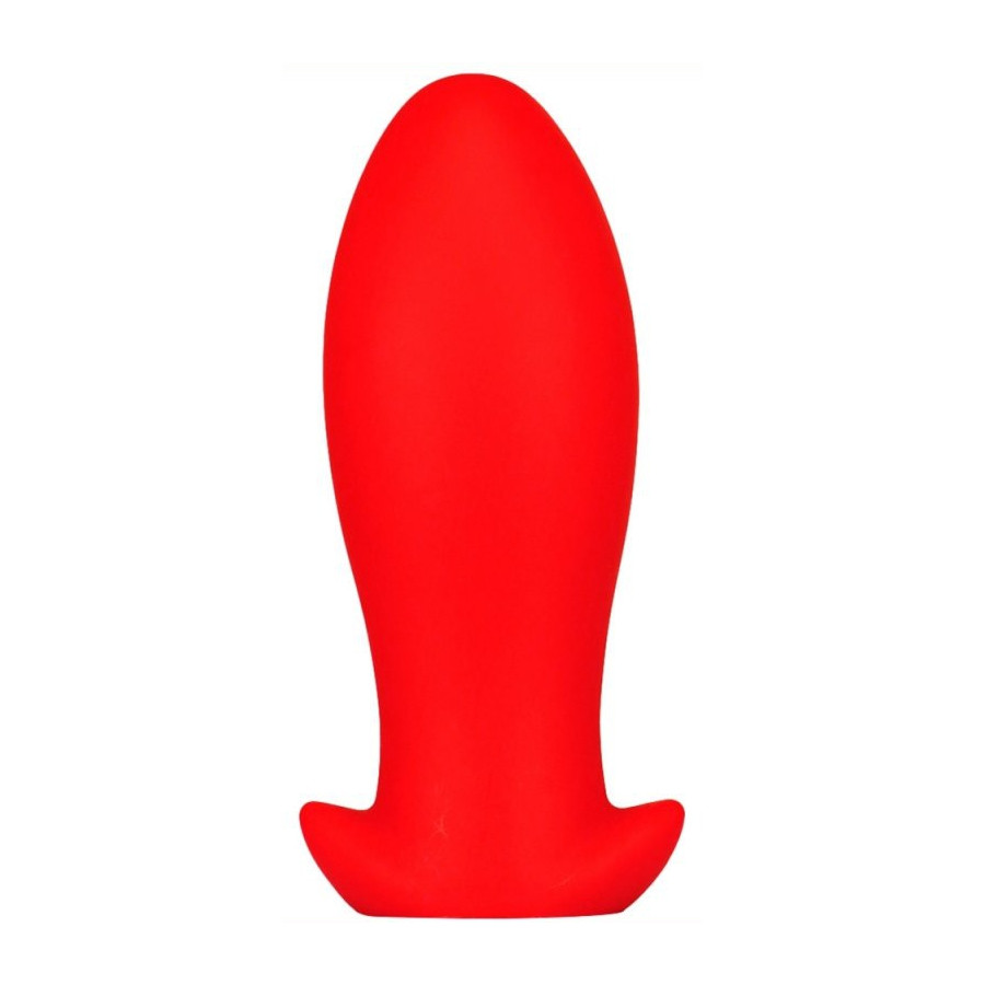 Plug silicone Saurus Egg L 14 x 6.3cm Rouge