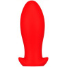 Plug silicone Saurus Egg XL 16.5 x 7.3cm Rouge