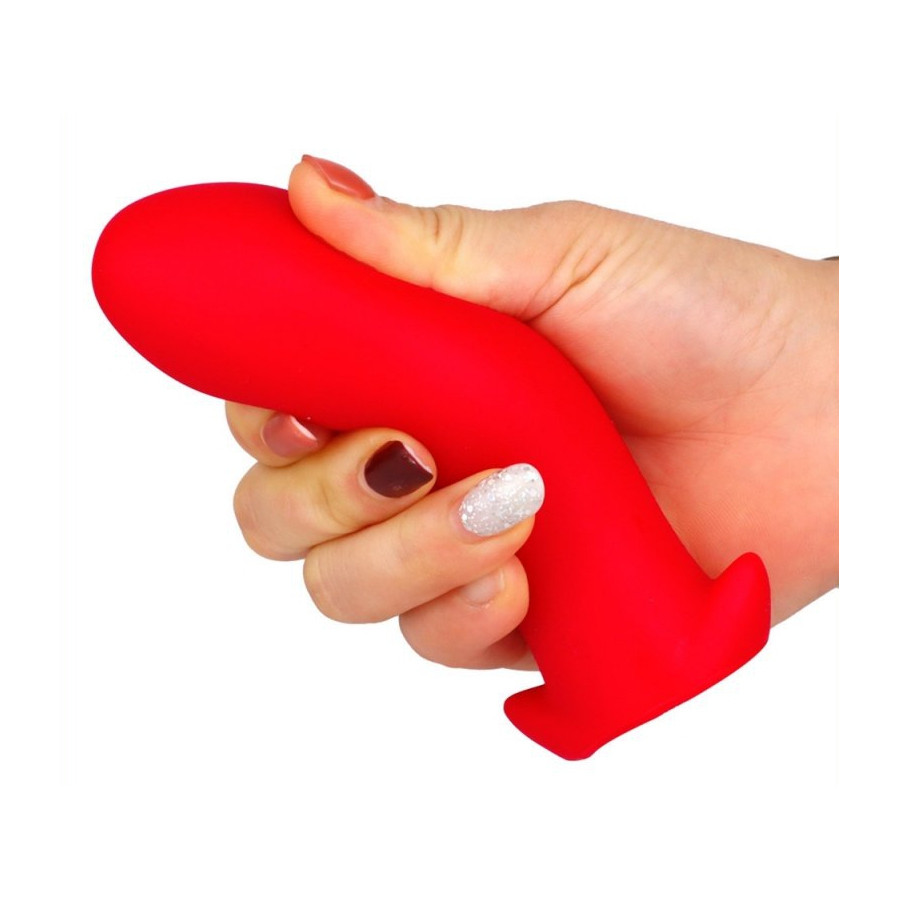 Plug silicone Saurus Egg XL 16.5 x 7.3cm Rouge