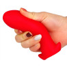 Plug silicone Saurus Egg XL 16.5 x 7.3cm Rouge