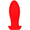 Plug silicone Saurus Egg XXL 18.5 x 8.3cm Rouge