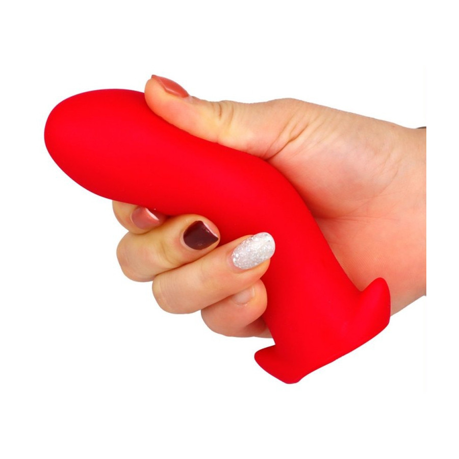 Plug silicone Saurus Egg XXL 18.5 x 8.3cm Rouge