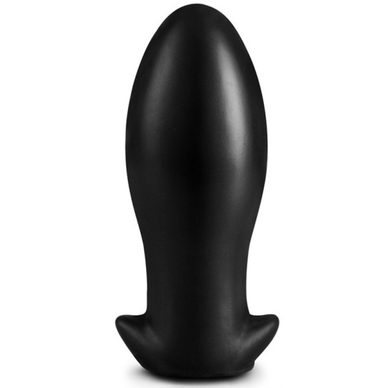 Plug silicone Saurus Egg XXXL 19 x 9.3cm Noir