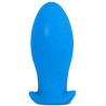 Plug silicone Saurus Egg XL 16.5 x 7.3cm Bleu