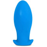 Plug silicone Saurus Egg XXL 18.5 x 8.3cm Bleu