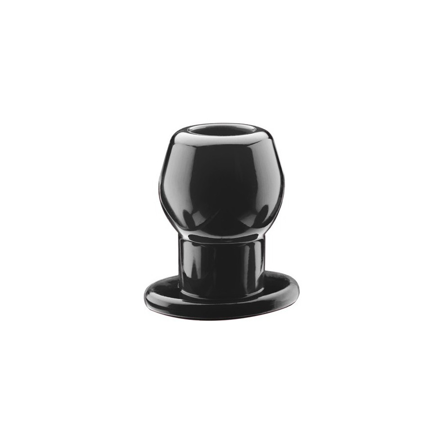 Ass Tunnel Plug Silicone Noir Large 7.6 x 6.2 cm Ass Tunnel Plug Silicone Noir Large 7.6 x 6.2 cm