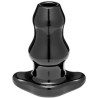 Double Tunnel Plug Noir Extra-Large 14 x 7.6cm