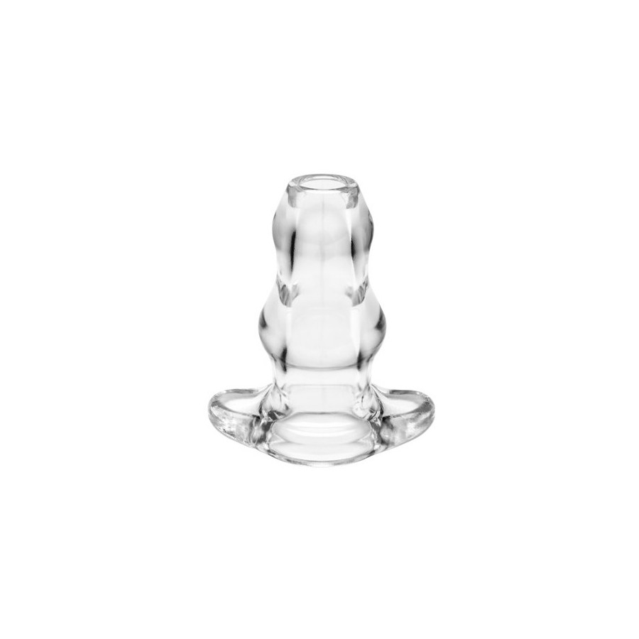 Double Tunnel Plug Transparent Extra-Large 14 x 8.3 cm Double Tunnel Plug Transparent Extra-Large 14 x 8.3 cm