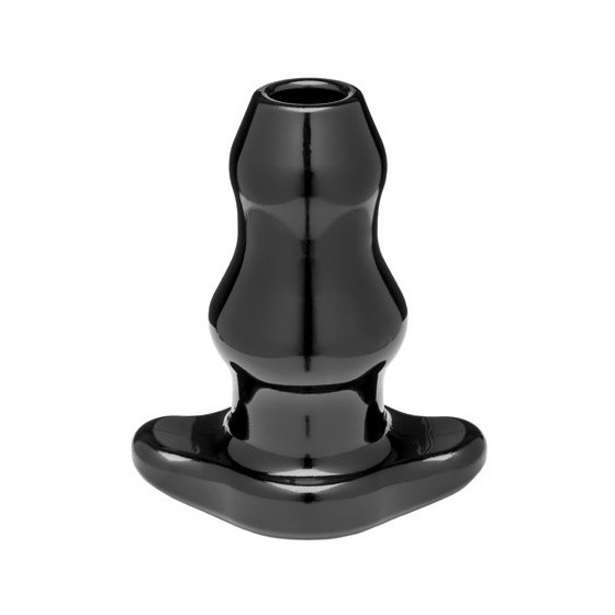 Double Tunnel Plug Noir Large12 x 7 cm