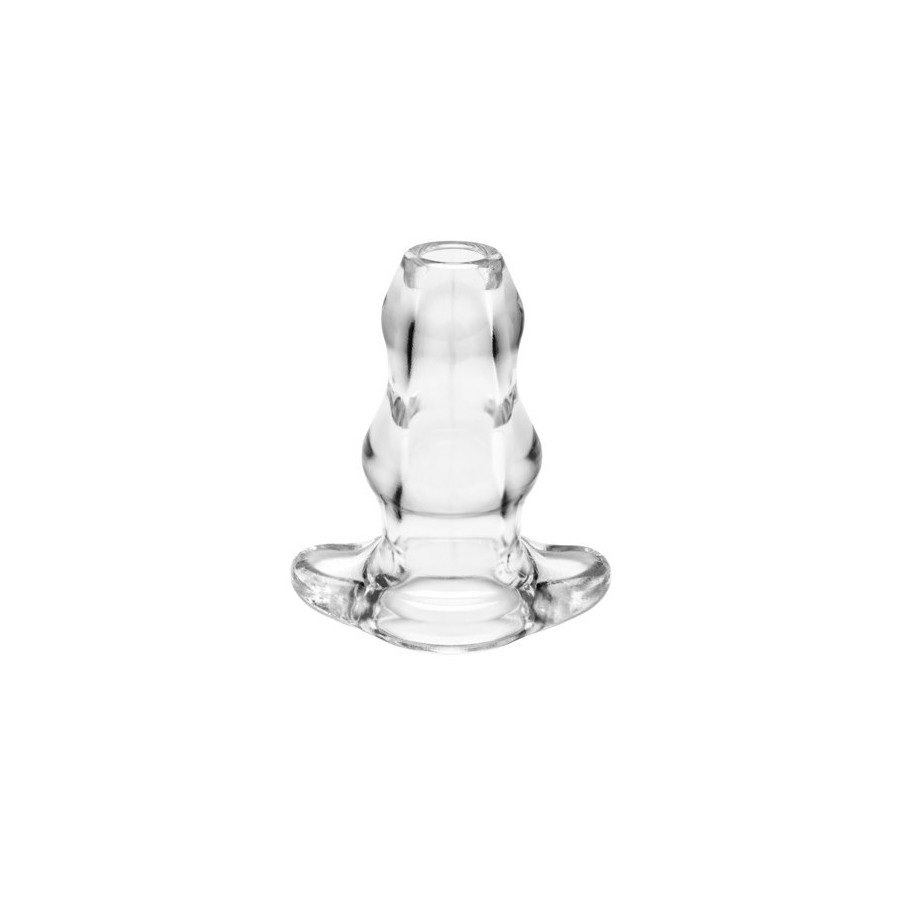 Double Tunnel Plug Transparent Medium 9.5 x 5.2 cm Double Tunnel Plug Transparent Medium 9.5 x 5.2 cm