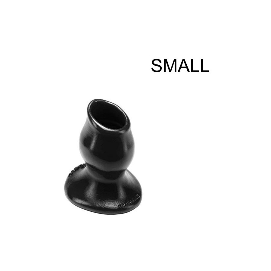 Plug Tunnel Pig-Hole noir Small - 7 x 4.5 cm