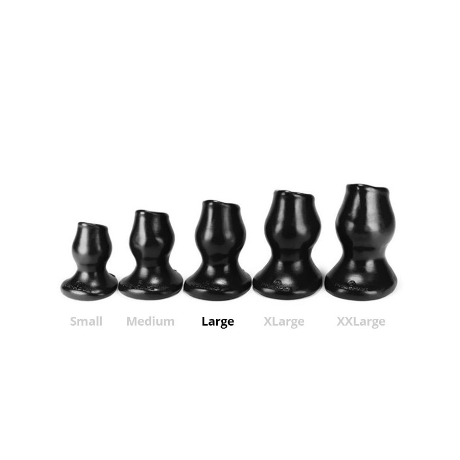 Plug Tunnel Pig-Hole noir Large - 9 x 7 cm Plug Tunnel Pig-Hole noir Large - 9 x 7 cm