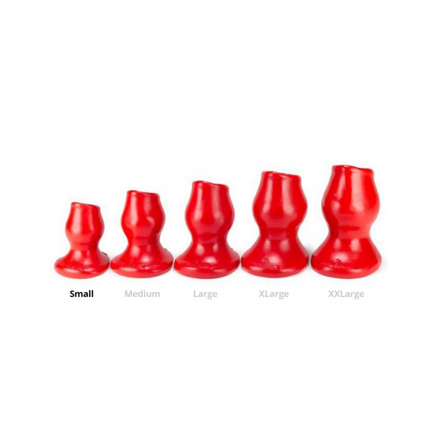 Plug Tunnel Pig-Hole rouge Small - 7 x 4.5 cm Plug Tunnel Pig-Hole rouge Small - 7 x 4.5 cm