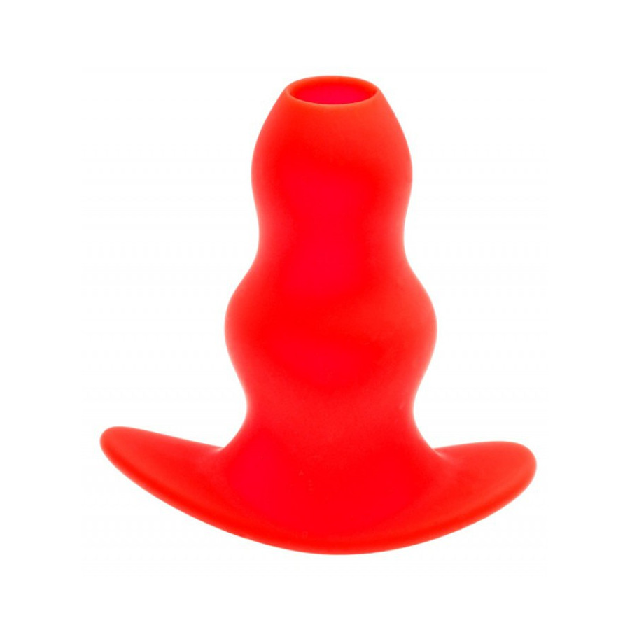 Plug Tunnel Stretch Rouge Small 11 x 5 cm