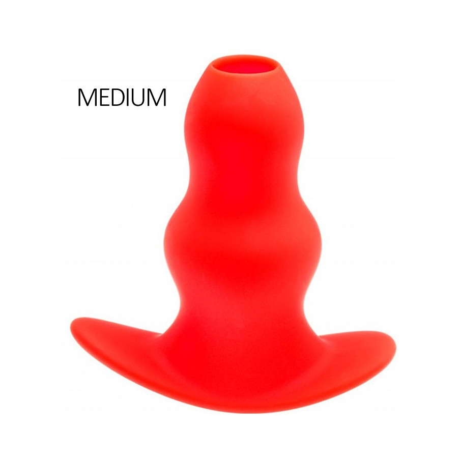 Plug Tunnel Stretch Rouge Medium 13 x 6.4cm Plug Tunnel Stretch Rouge Medium 13 x 6.4cm