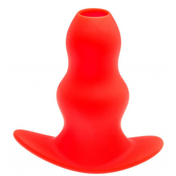 Plug Tunnel Stretch Rouge Medium 13 x 6.4cm