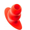 Plug Tunnel Stretch Rouge Medium 13 x 6.4cm