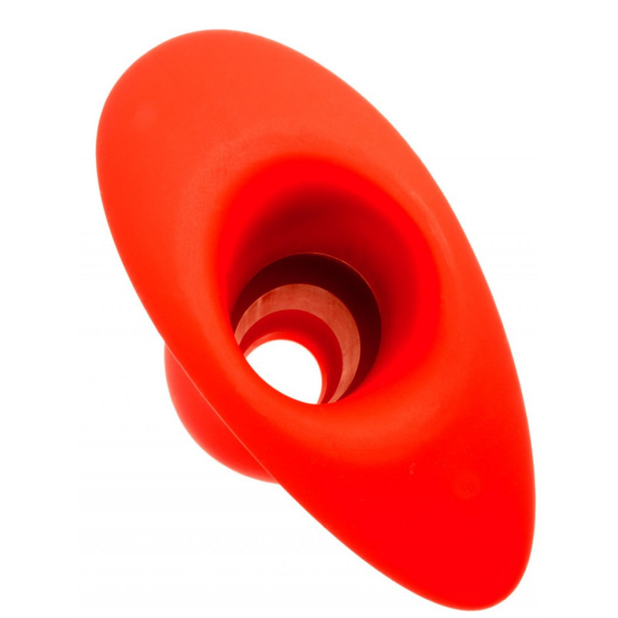 Plug Tunnel Stretch Rouge Large 15 x 7cm