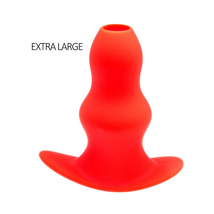 Plug Tunnel Stretch Rouge Extra large 16 x 7.5cm Plug Tunnel Stretch Rouge Extra large 16 x 7.5cm