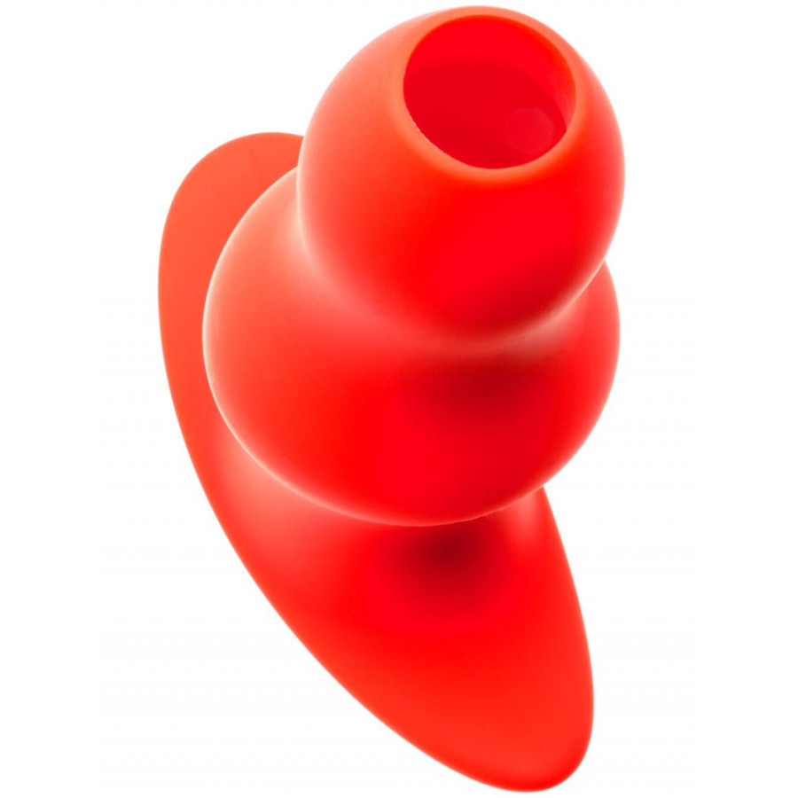Plug Tunnel Stretch Rouge Extra large 16 x 7.5cm