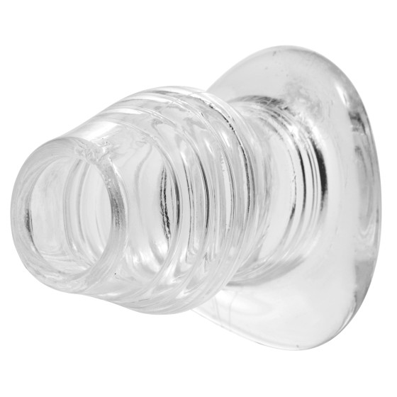 Plug Tunnel Cock Dock Transparent 9 x 6.5 cm