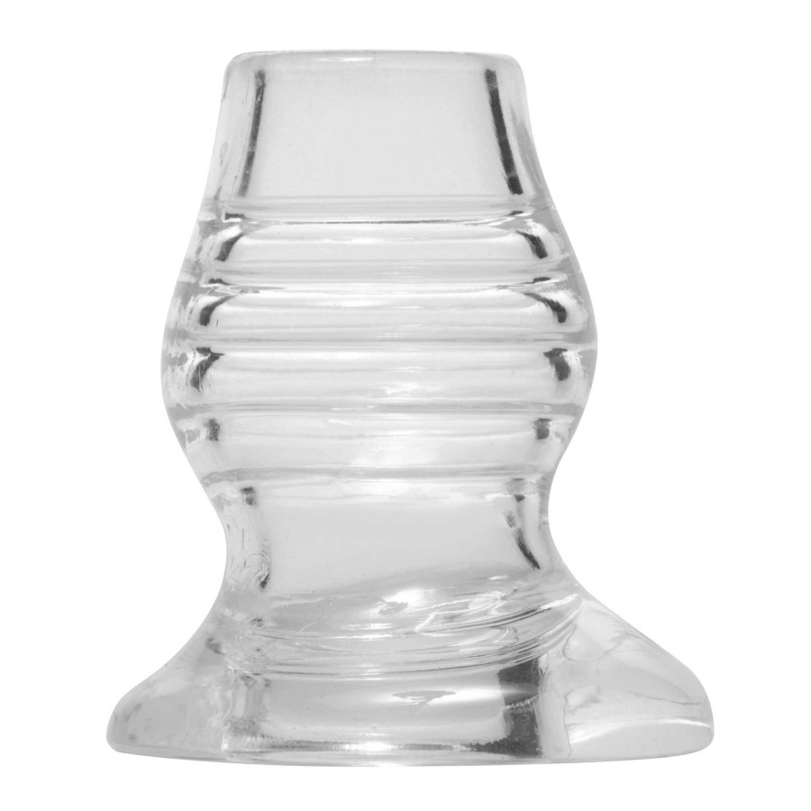 Plug Tunnel Cock Dock Transparent 9 x 6.5 cm